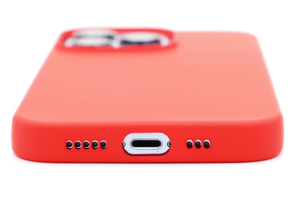 Silikonový kryt na iPhone 13 Pro - Červený - 5